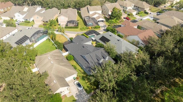 bird's eye view featuring a residential view