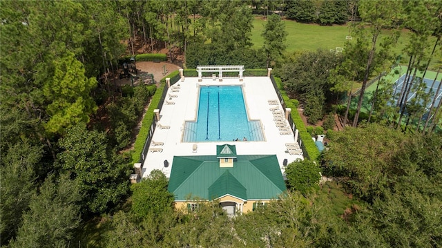 bird's eye view