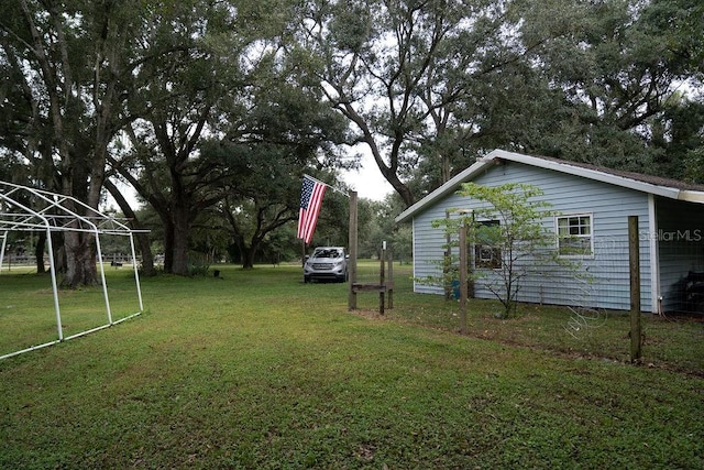 view of yard