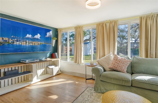 sunroom / solarium with a wealth of natural light