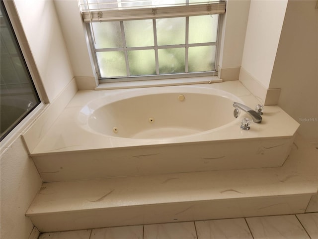 bathroom featuring a bathing tub