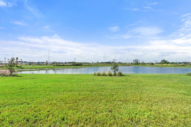 property view of water