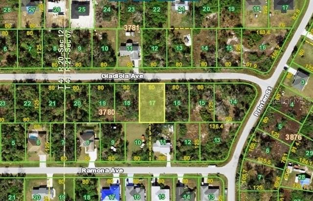 12027 Gladiola Ave, Port Charlotte FL, 33981 land for sale