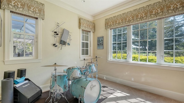 sunroom / solarium with a wealth of natural light