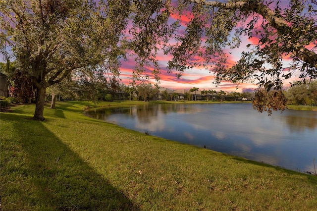 property view of water