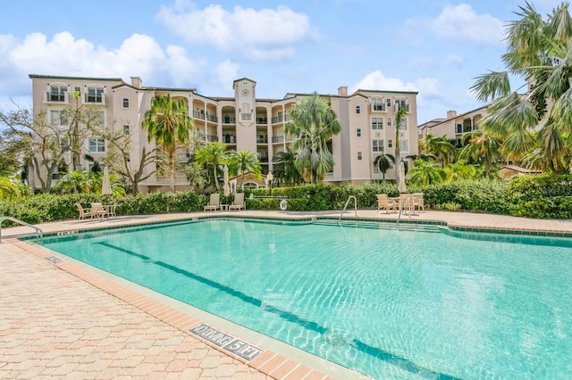 view of pool