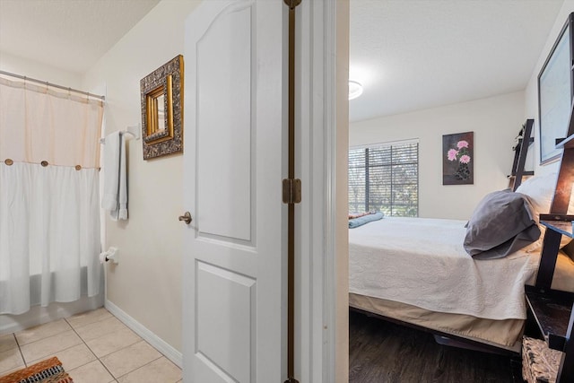 view of tiled bedroom