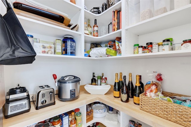 view of pantry