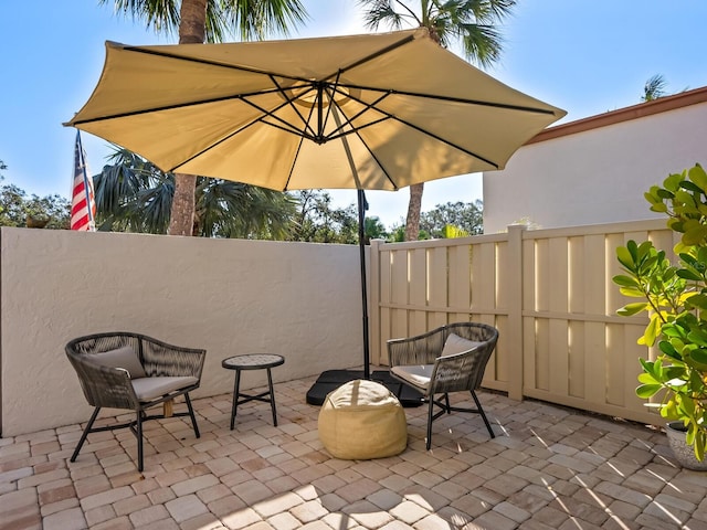 6417 Meadowlark Ln Unit 6417, Bradenton, FL 34210 - view of patio with fence
