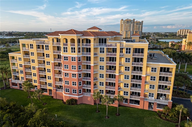 view of property featuring a water view