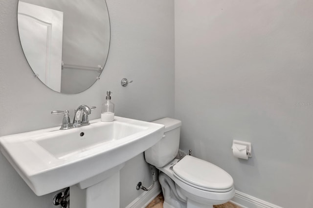 bathroom with toilet