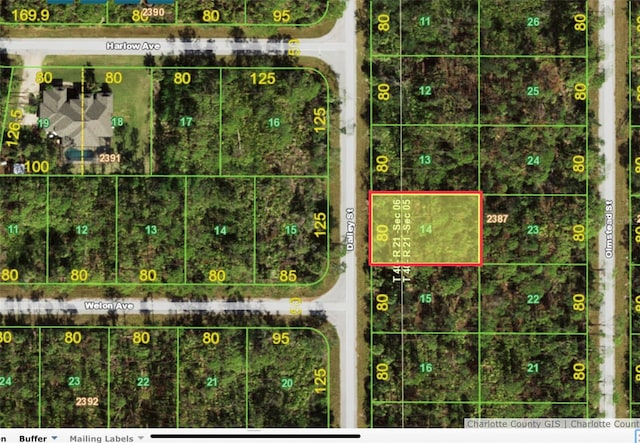 486 Dailey St, Port Charlotte FL, 33953 land for sale