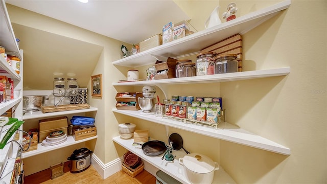 view of pantry