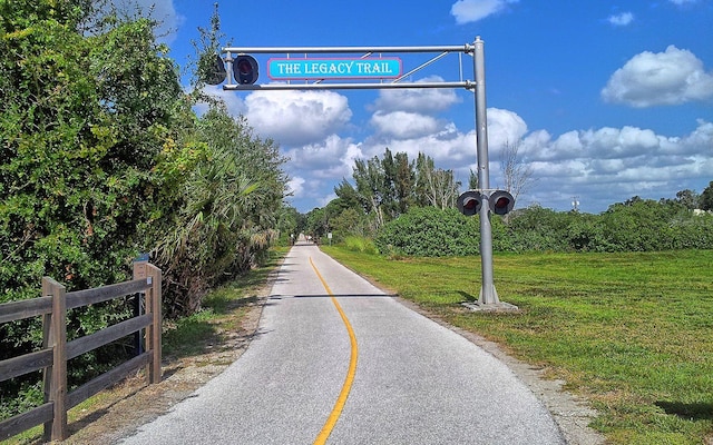 view of road