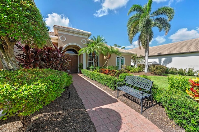 view of mediterranean / spanish home