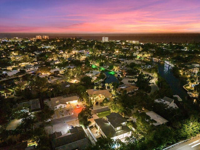577 Venice Ln, Sarasota, FL 34242 - view of aerial view at dusk