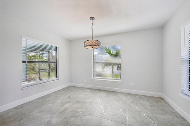 empty room with a wealth of natural light