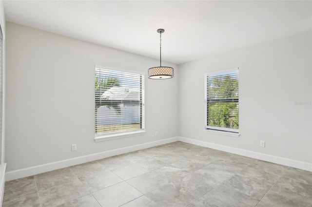 empty room with a wealth of natural light