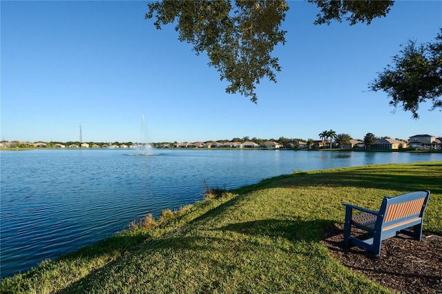 property view of water