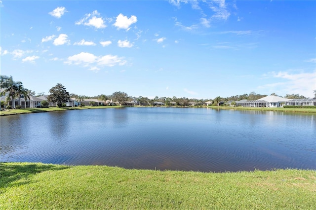 view of water feature