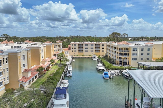 14041 Bellagio Way Unit 214, Osprey, FL 34229 - exterior space featuring a water view