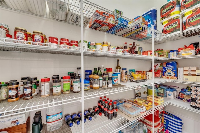 view of pantry