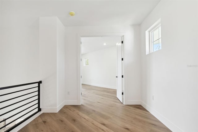 hallway featuring light hardwood / wood-style flooring