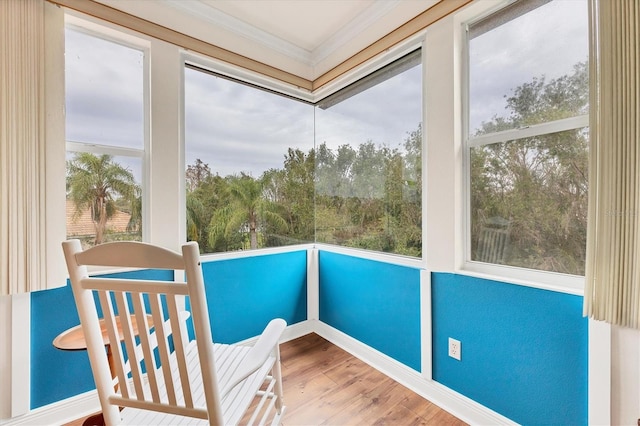 sunroom with a wealth of natural light