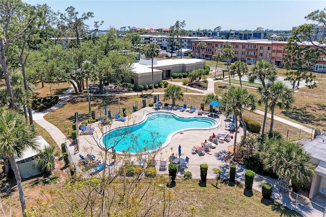 view of pool