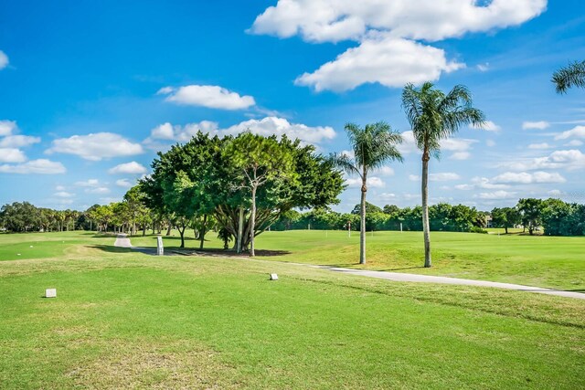 surrounding community featuring a yard