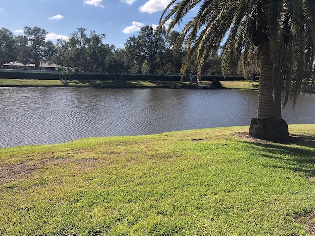 view of water feature