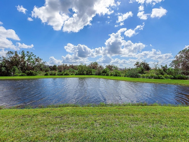 view of water feature