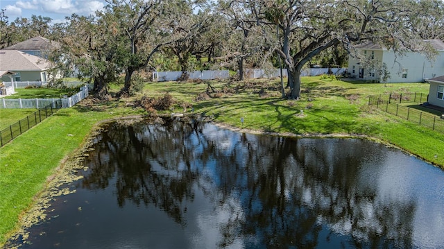 view of water feature