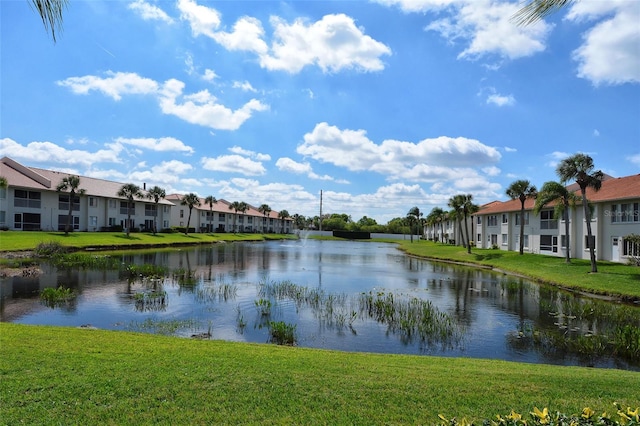 view of water feature