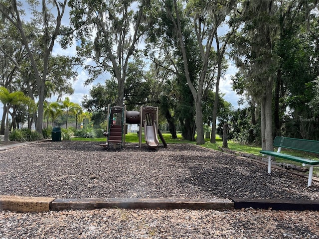 view of jungle gym