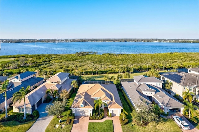 5130 Tidewater Preserve Blvd, Bradenton, FL 34208 - aerial perspective of suburban area with a nearby body of water
