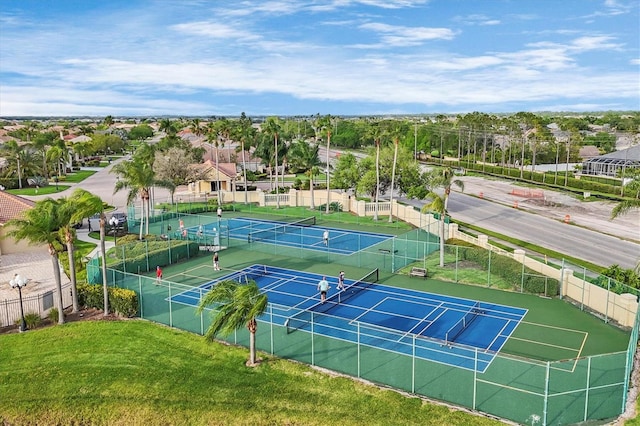 view of tennis court