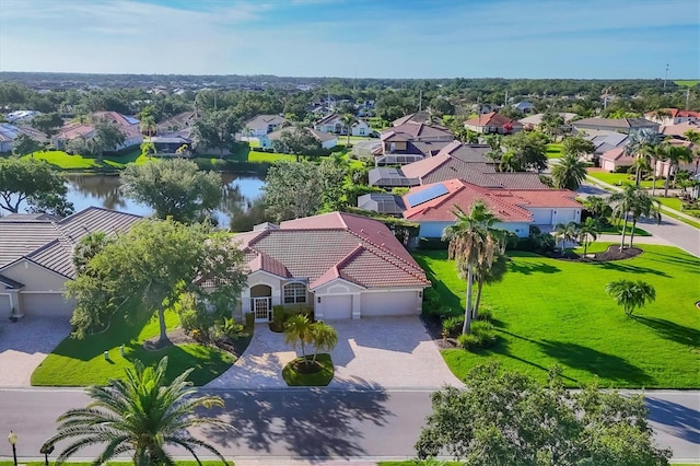 2921 Seasons Blvd, Sarasota, FL 34240 - aerial view of residential area featuring a nearby body of water