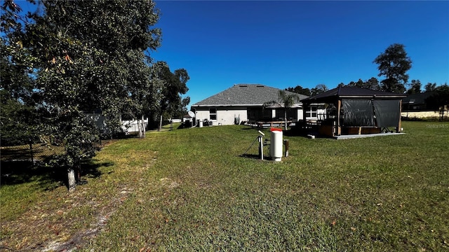 9832 SW 46th Ct, Ocala, FL 34476 - view of yard with a gazebo