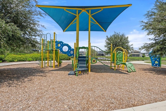 view of play area