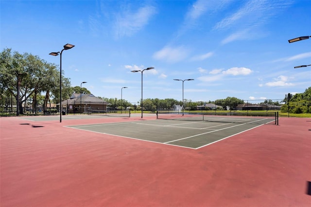 view of sport court