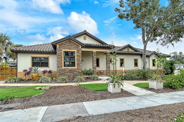 view of front of home