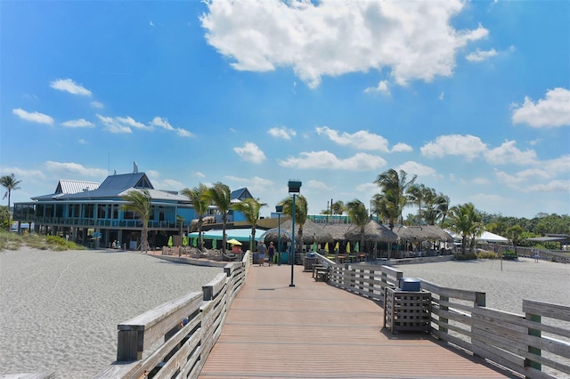 view of dock