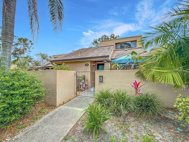 view of front of home