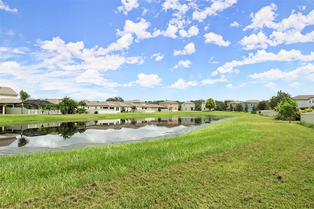 property view of water