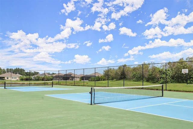 view of sport court