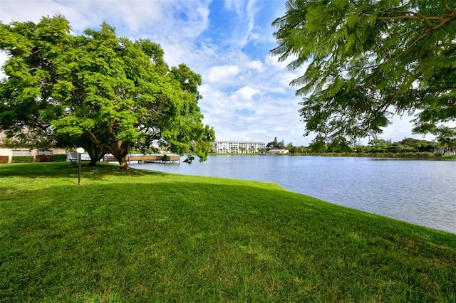 property view of water