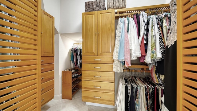 view of closet