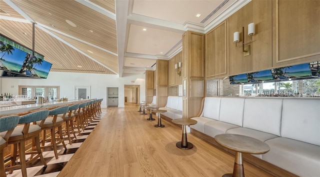 21 Bayhead Ln, Osprey, FL 34229 - building lobby featuring a high ceiling and recessed lighting