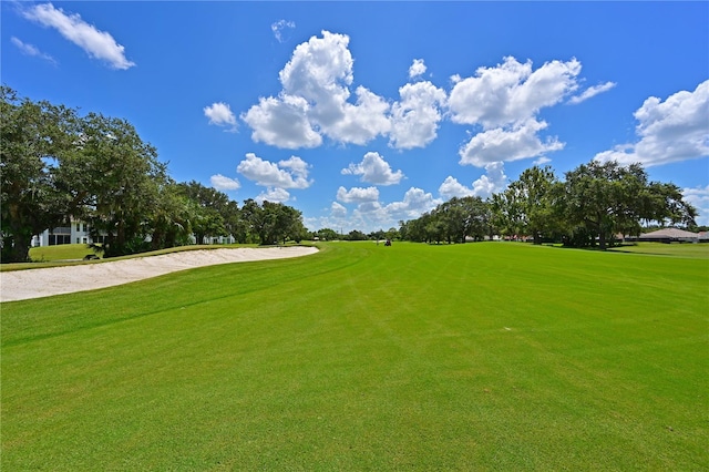 view of home's community featuring a lawn